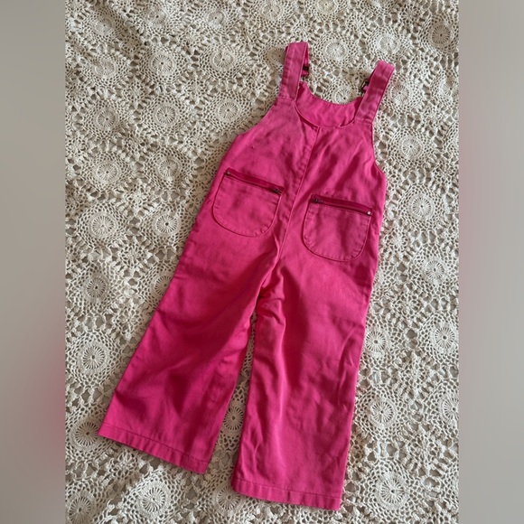 Vintage Pink Denim Overalls - Picture 4 of 4